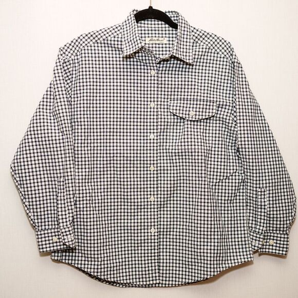 Eddie Bauer L mens button down check shirt casual - Picture 1 of 7